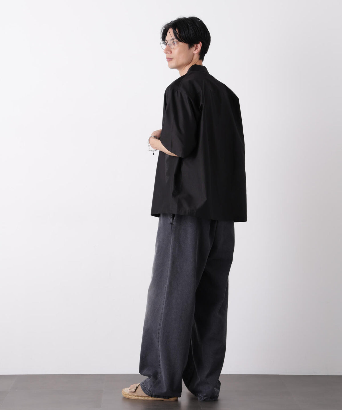 COOLLY DENIM ワイドイージーパンツ(接触冷感) 6686227205