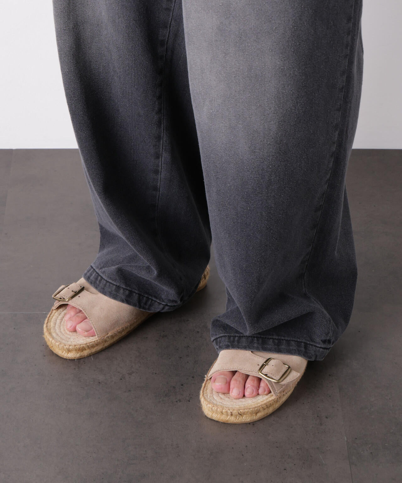 COOLLY DENIM ワイドイージーパンツ(接触冷感) 6686227205