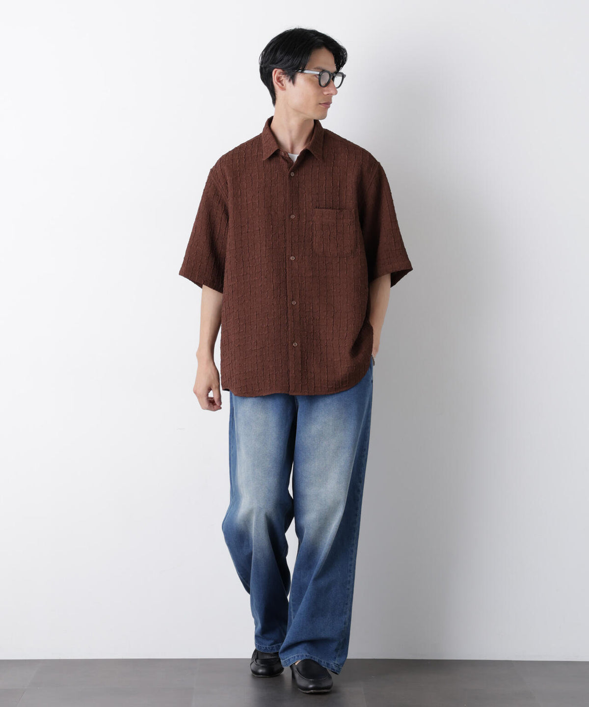 COOLLY DENIM ワイドイージーパンツ(接触冷感) 6686227205