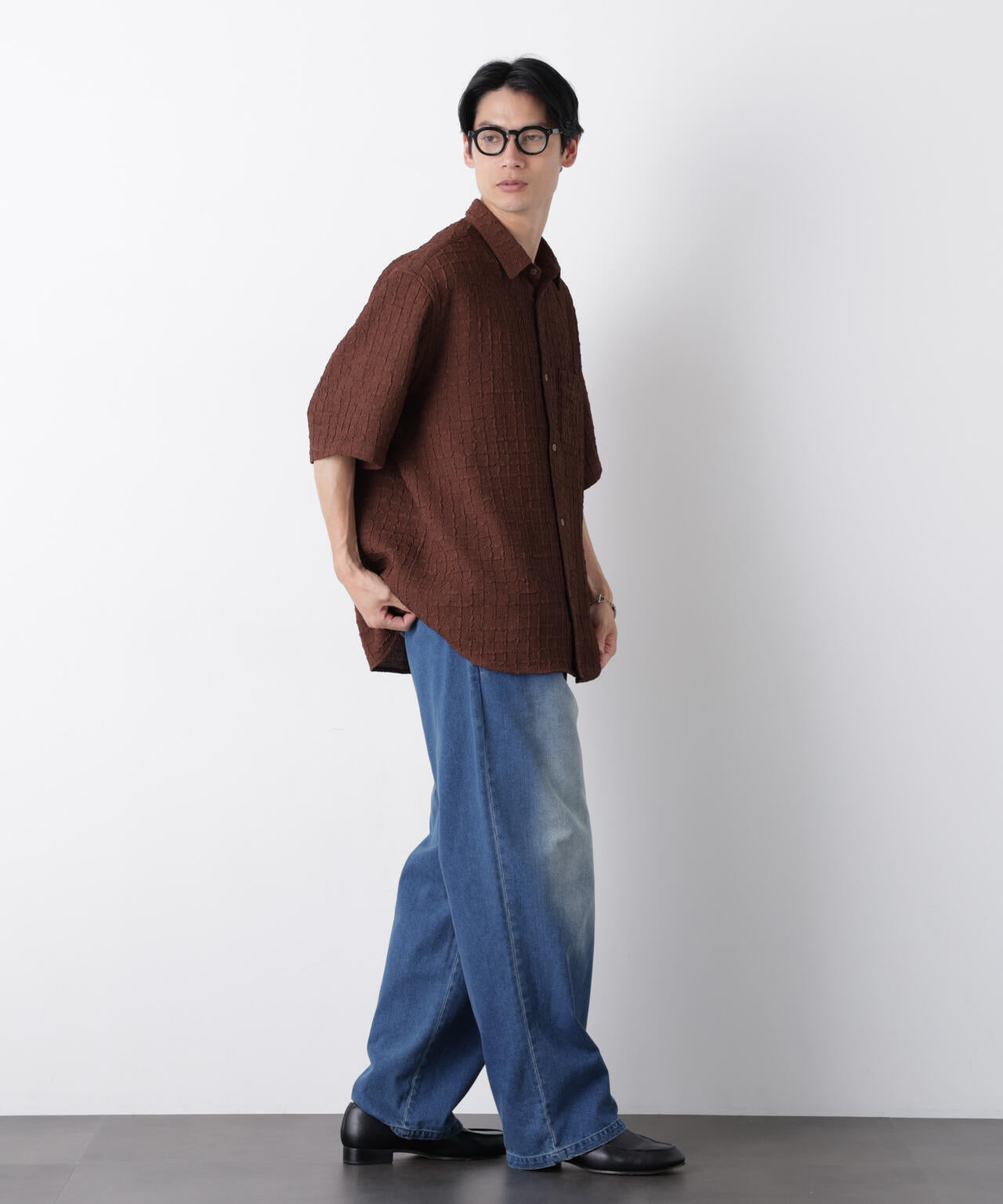 COOLLY DENIM ワイドイージーパンツ(接触冷感) 6686227205