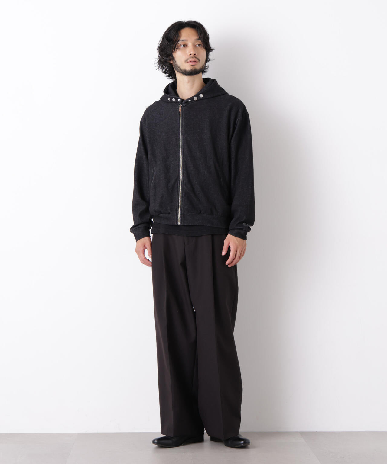 「ASSEMBLANC」WOOLOX 2タックトラウザーズ(セットアップ可) 6686227207