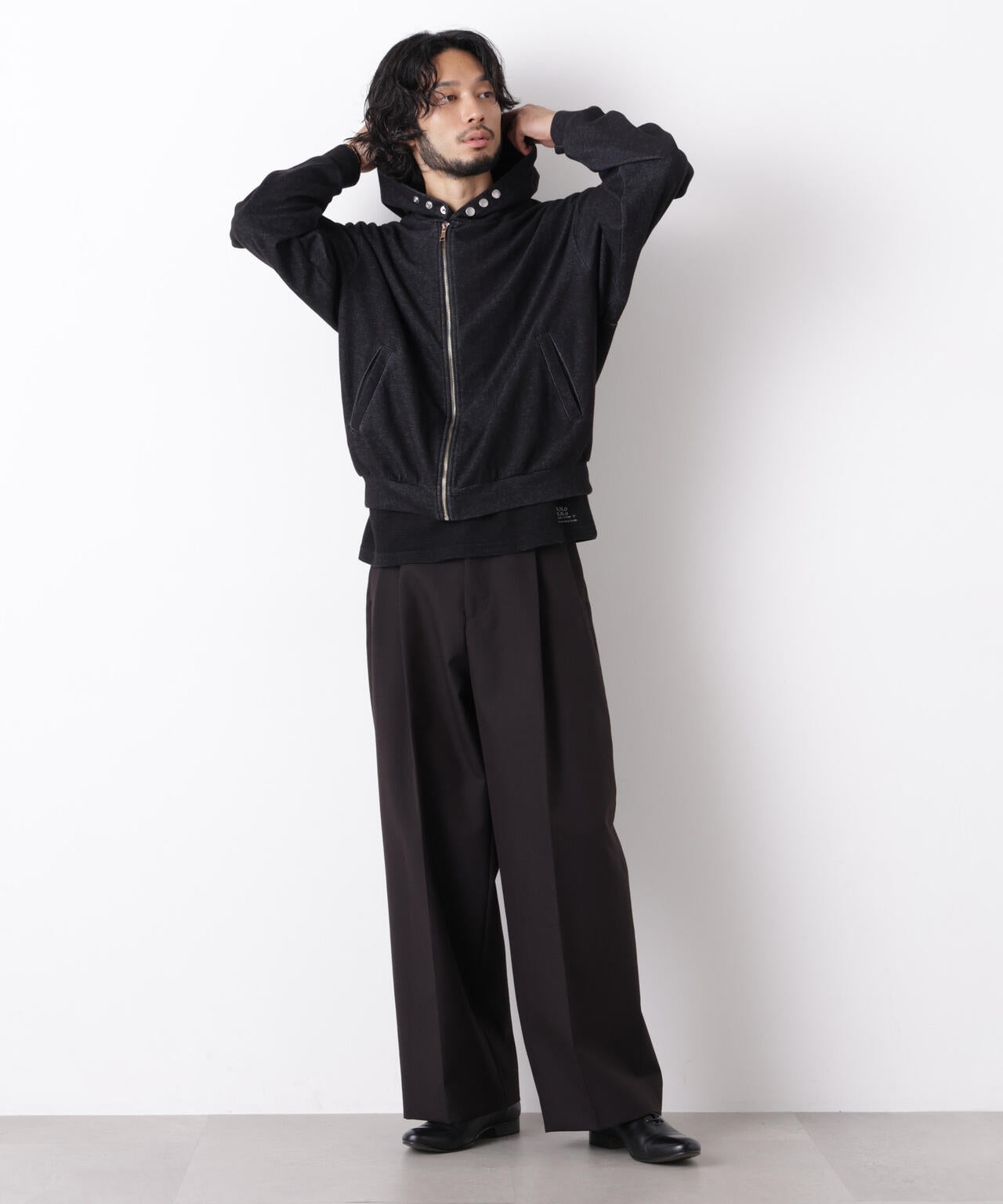 「ASSEMBLANC」WOOLOX 2タックトラウザーズ(セットアップ可) 6686227207