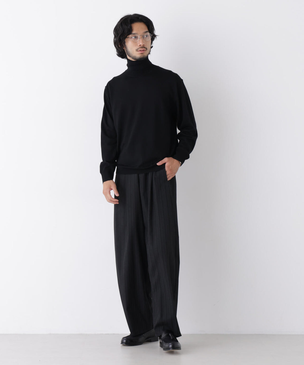 「DELEGANT」 バレルレッグイージーパンツ(セットアップ可) 6686227209
