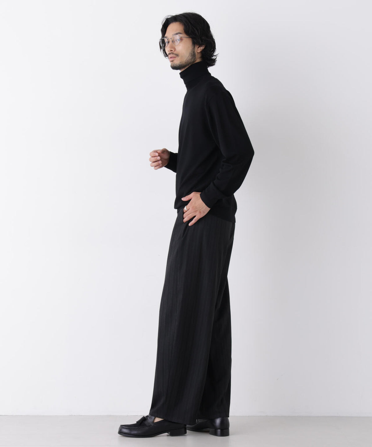 「DELEGANT」 バレルレッグイージーパンツ(セットアップ可) 6686227209