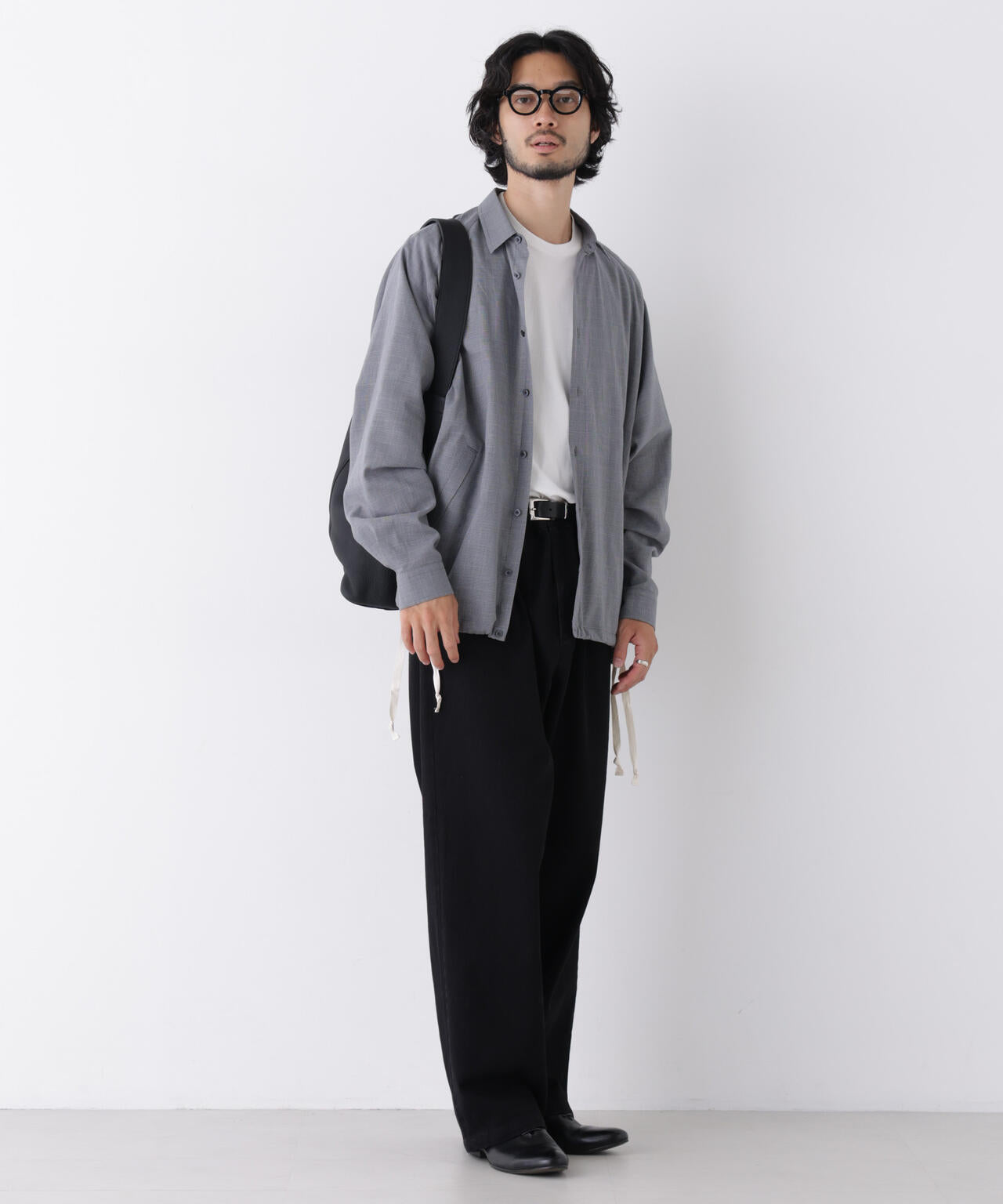 「OtoNANO」大人のワイドデニムパンツ 6686227212