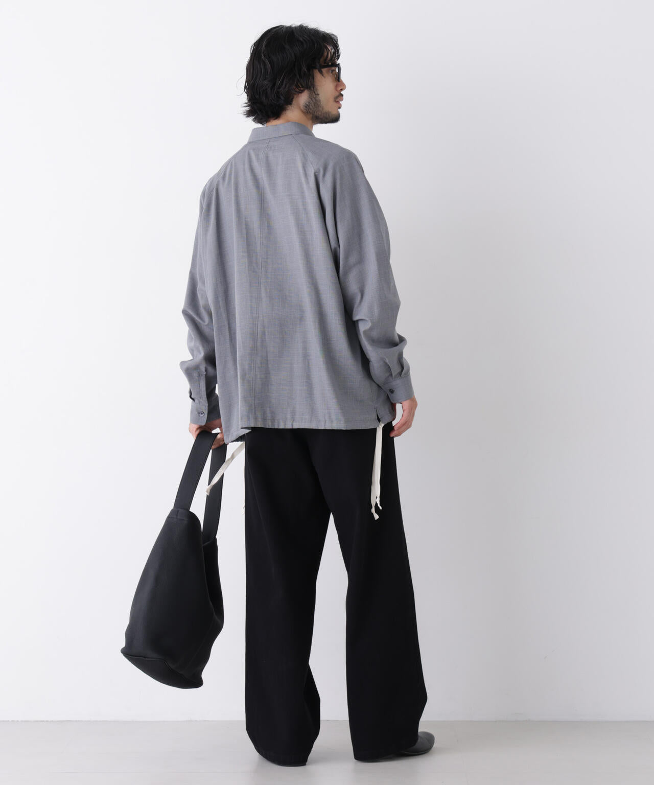「OtoNANO」大人のワイドデニムパンツ 6686227212