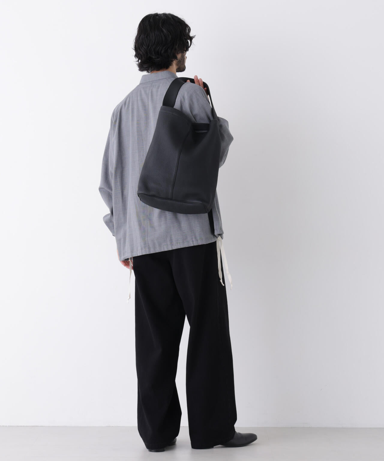 「OtoNANO」大人のワイドデニムパンツ 6686227212