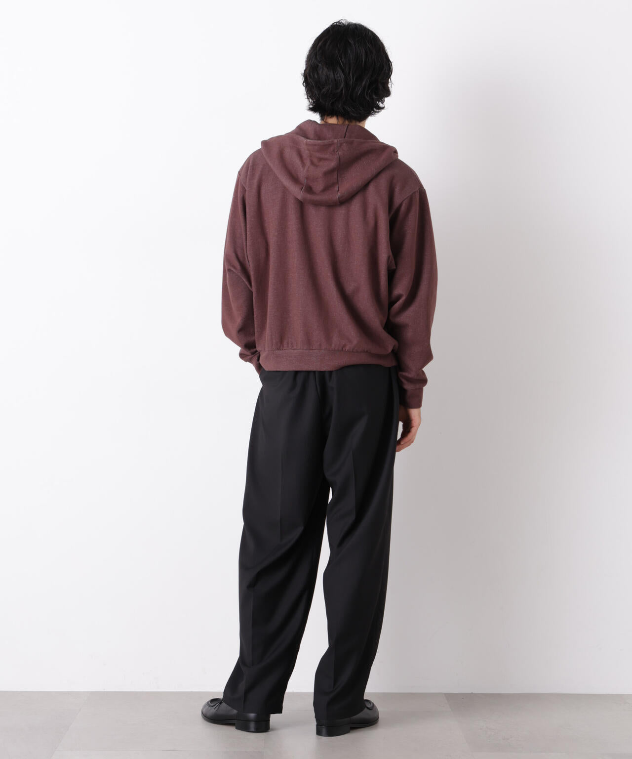 「OtoNANO」大人のワイドパンツ TRクリアツイルワイドイージーパンツ 6686227213