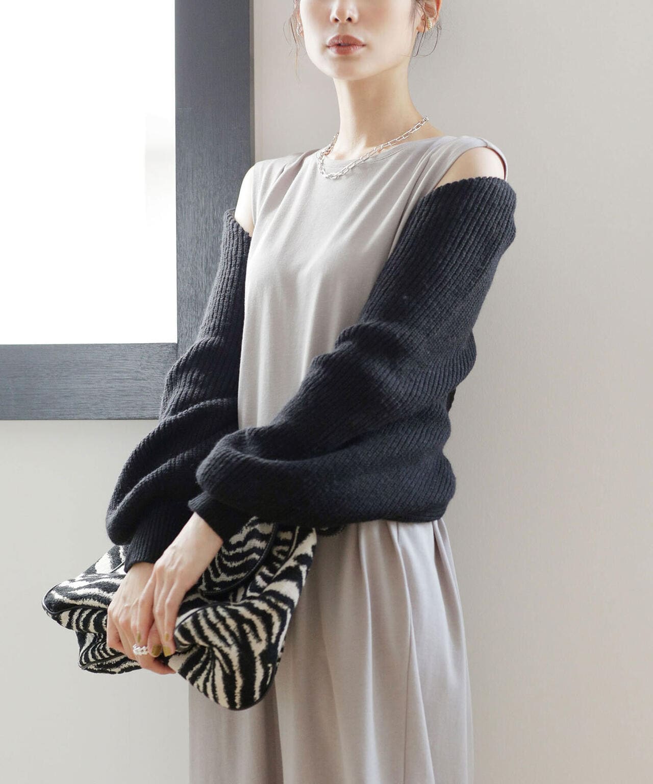 レースアップボレロ 長袖 6691222025