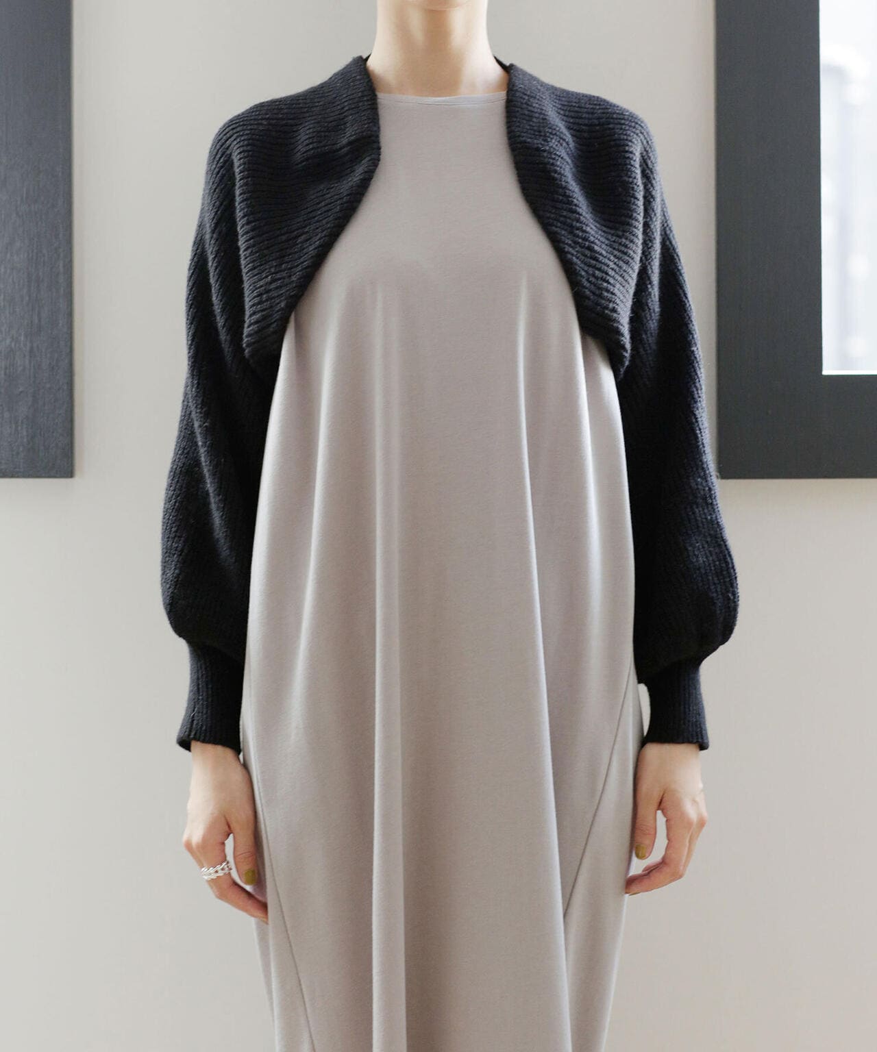 レースアップボレロ 長袖 6691222025