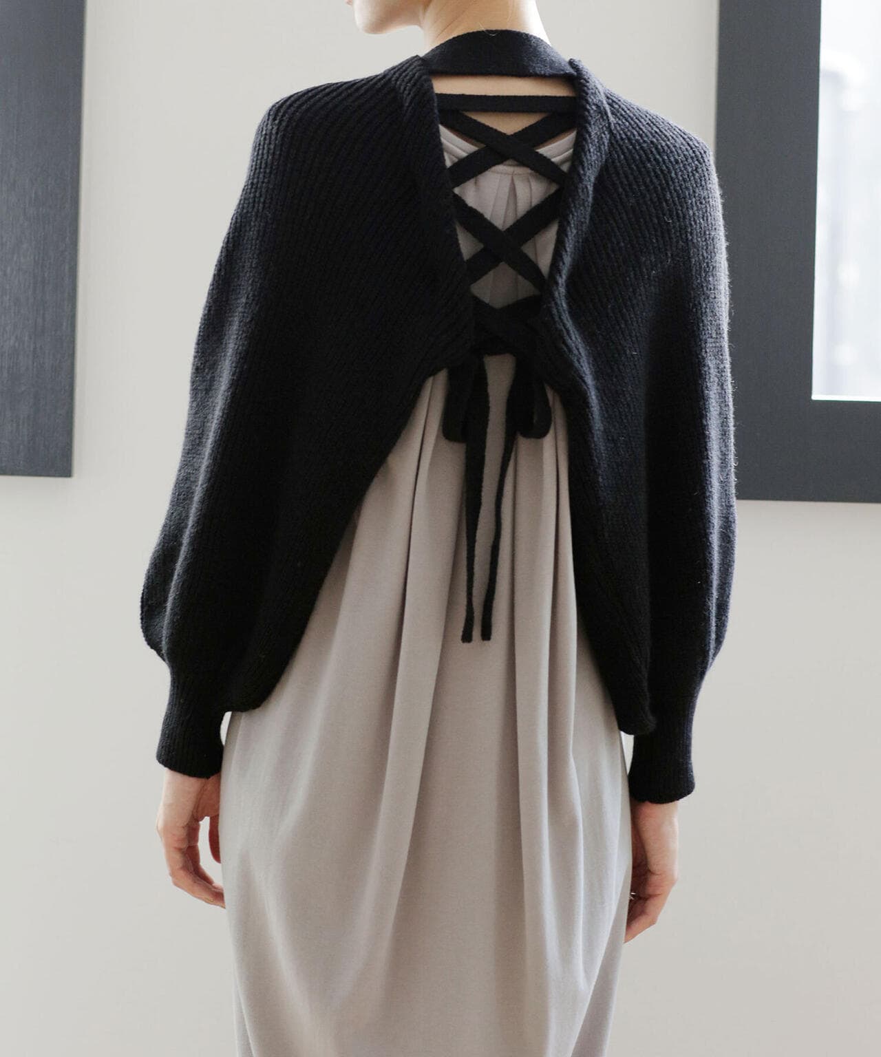 レースアップボレロ 長袖 6691222025