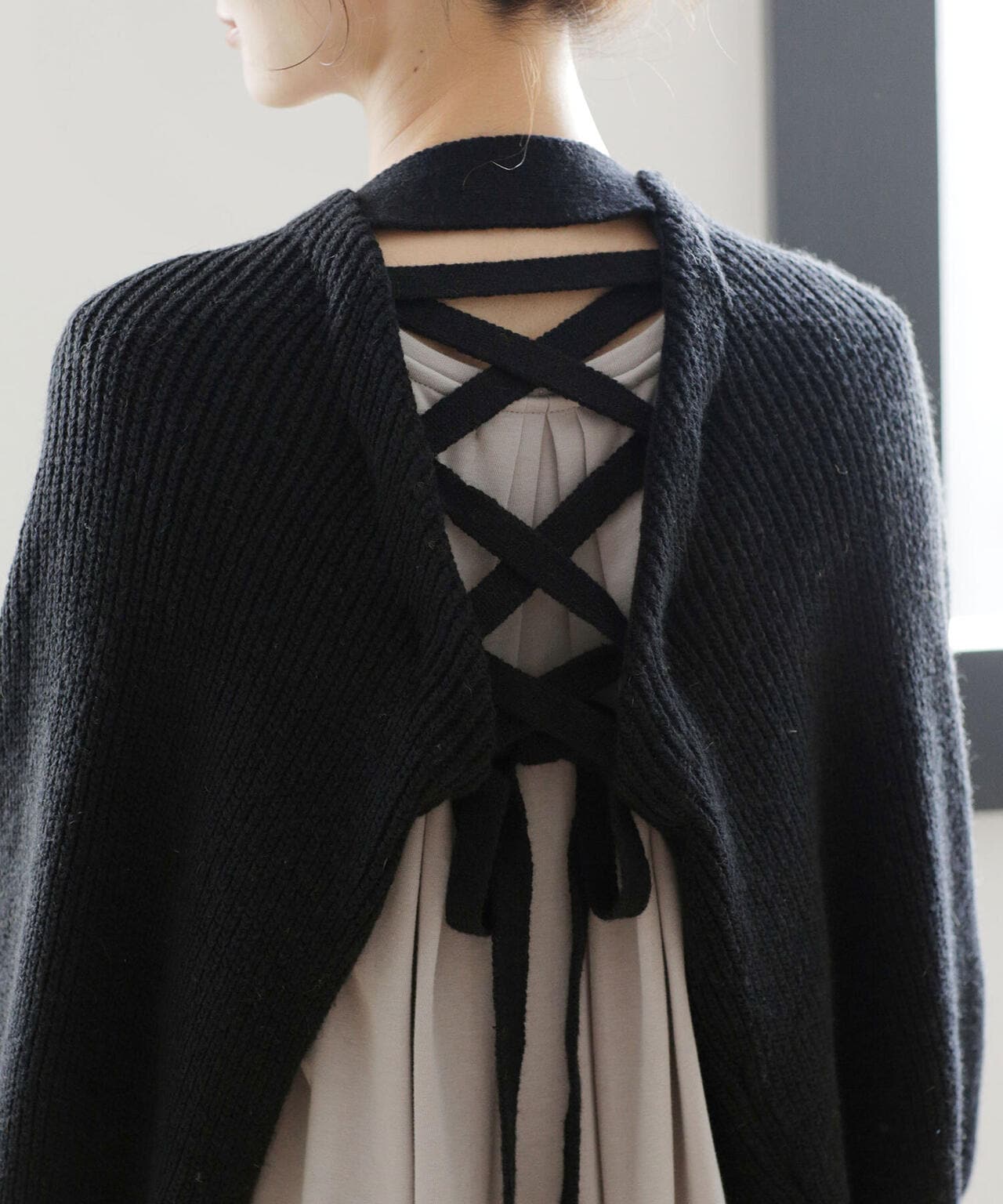 レースアップボレロ 長袖 6691222025