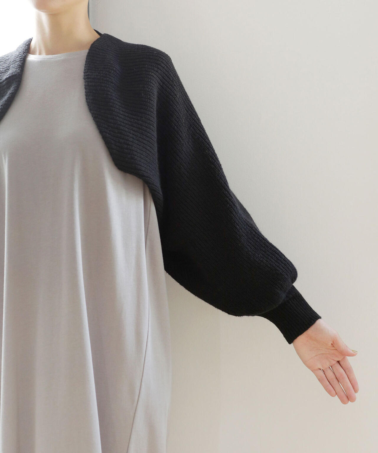 レースアップボレロ 長袖 6691222025