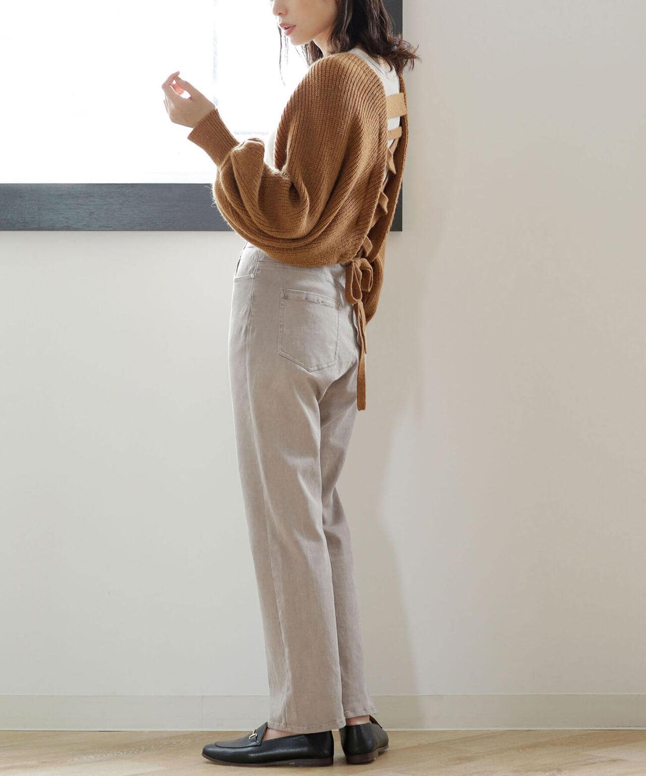 レースアップボレロ 長袖 6691222025