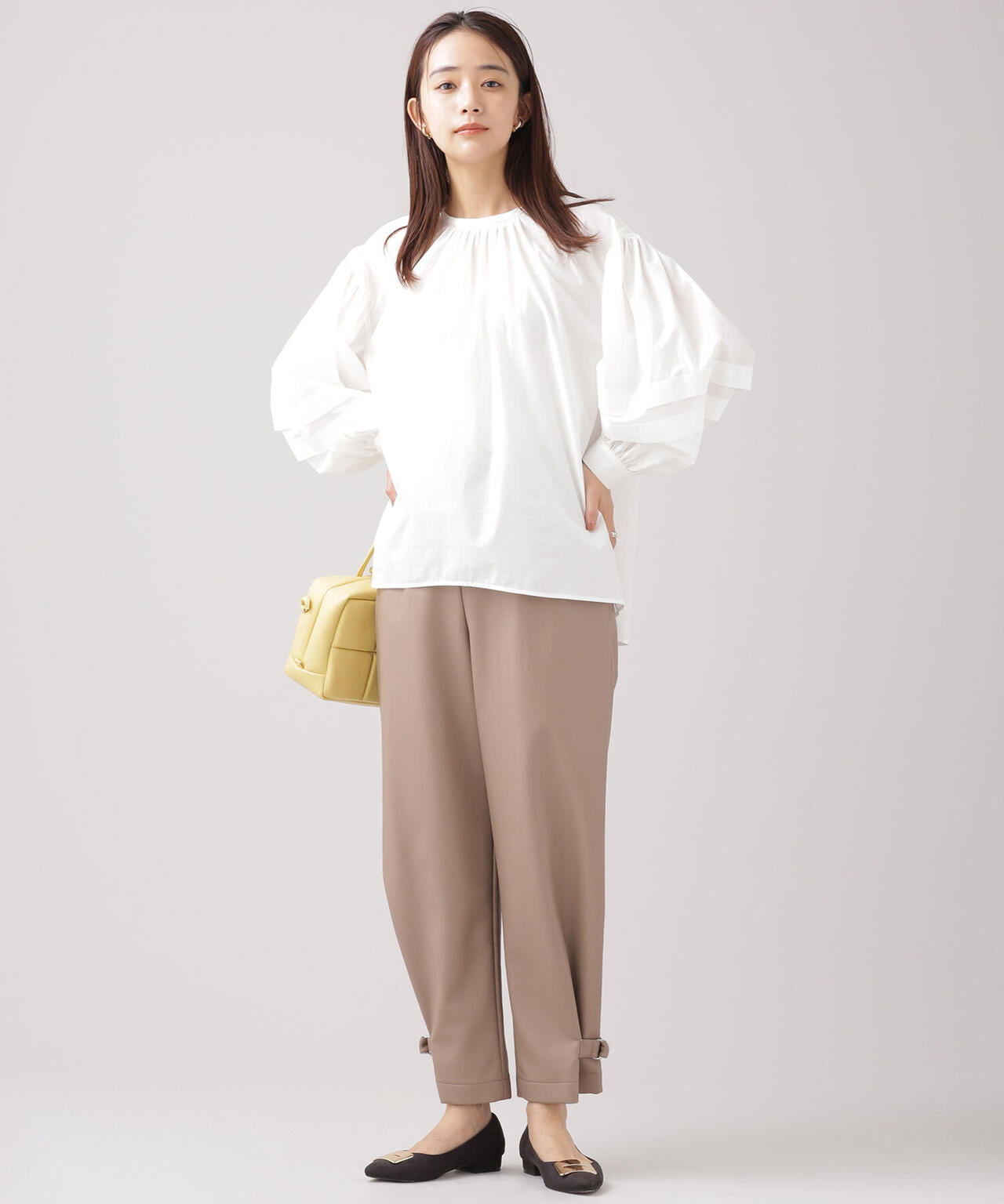 ヴィーガンレザー パンツ(セットアップ可) 6691227002