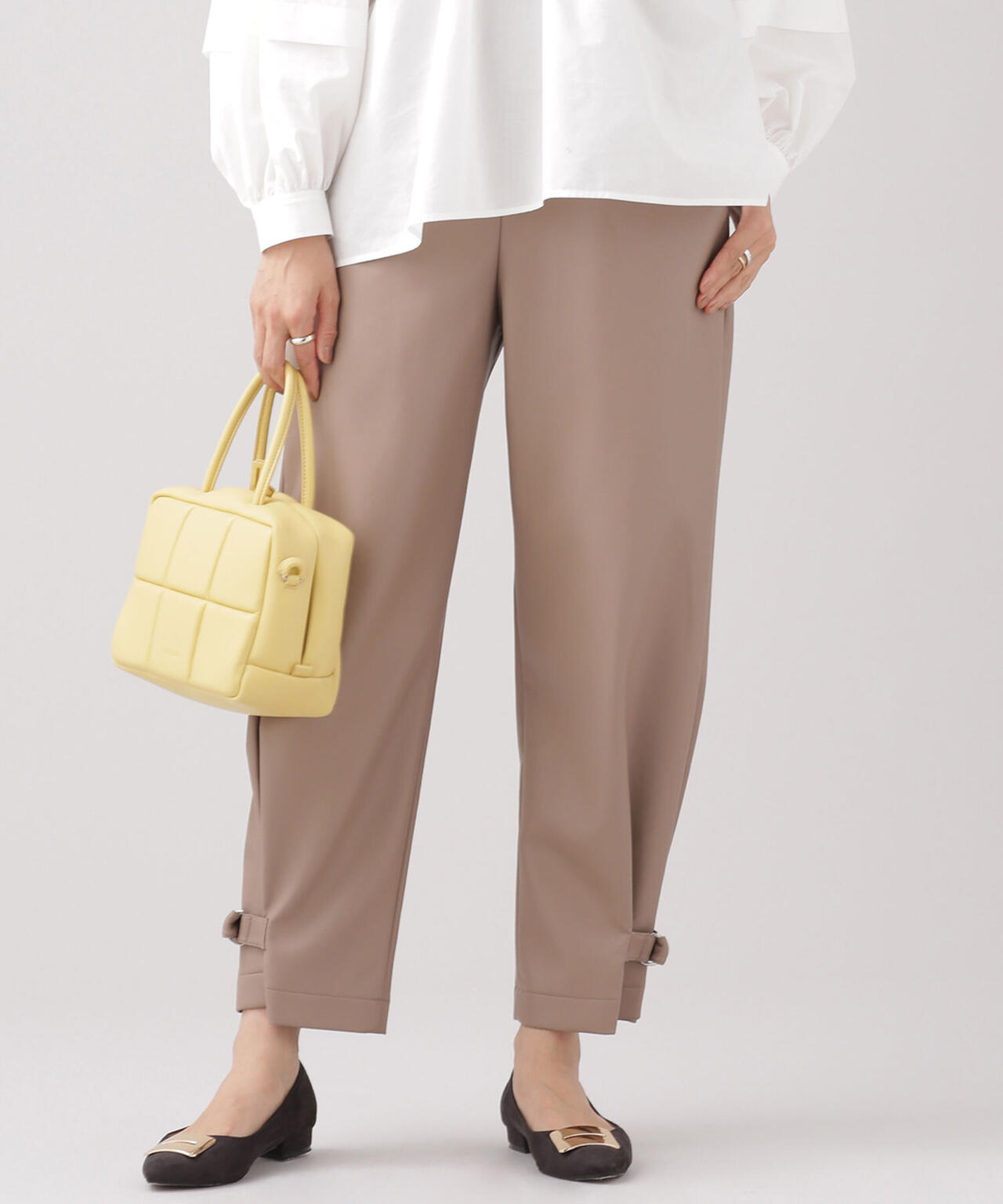 ヴィーガンレザー パンツ(セットアップ可) 6691227002