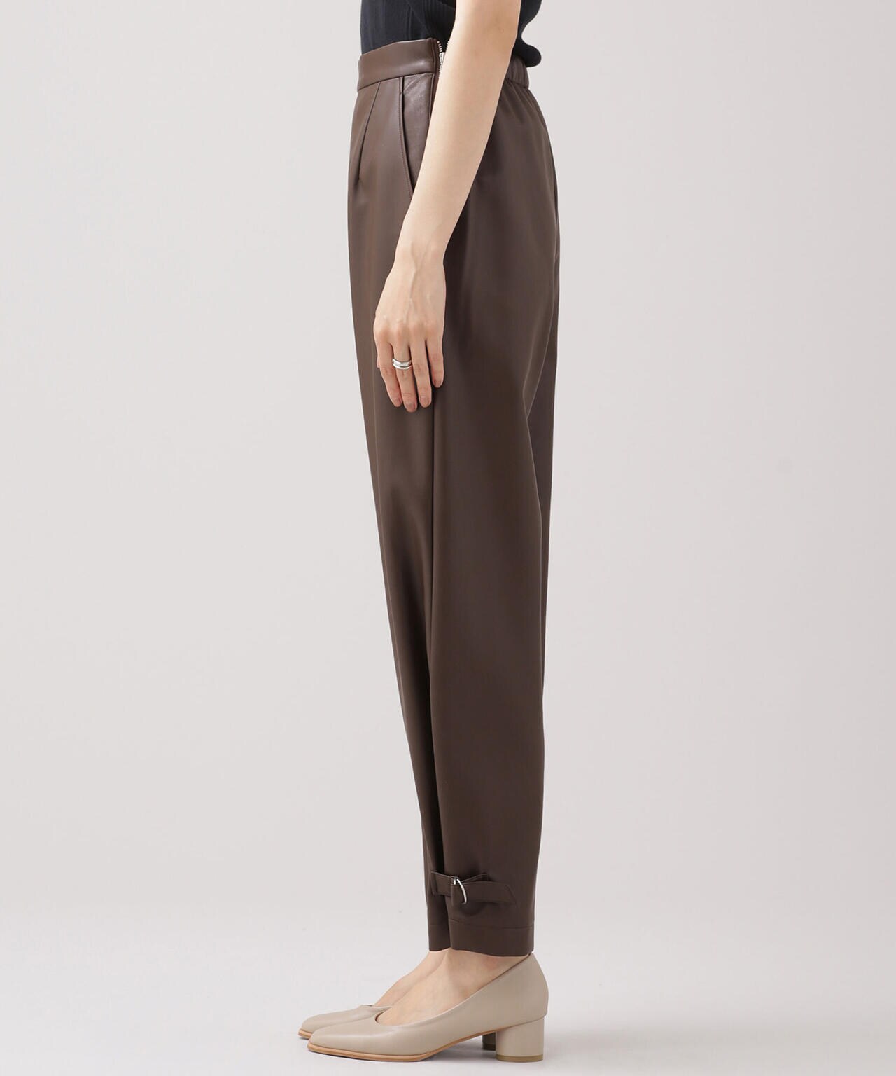 ヴィーガンレザー パンツ(セットアップ可) 6691227002