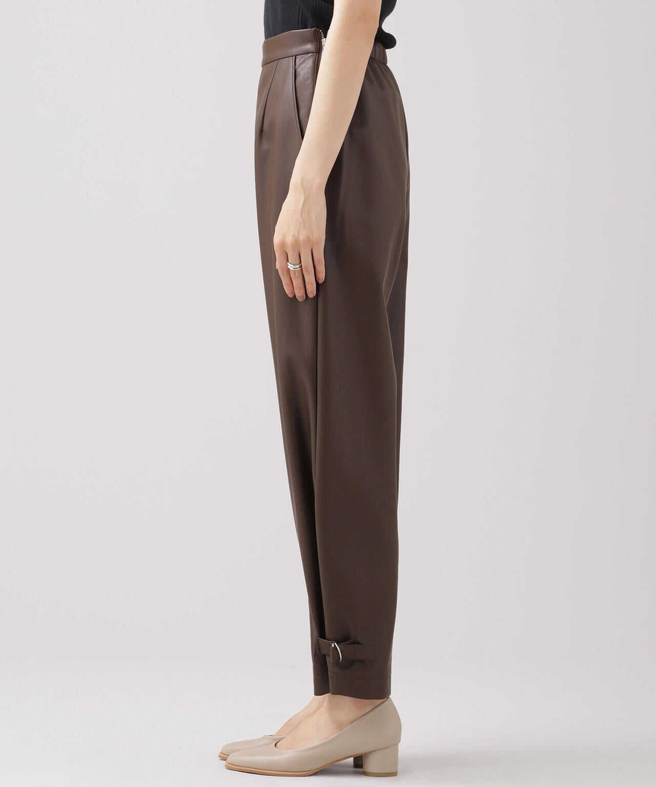 ヴィーガンレザー パンツ(セットアップ可) 6691227002