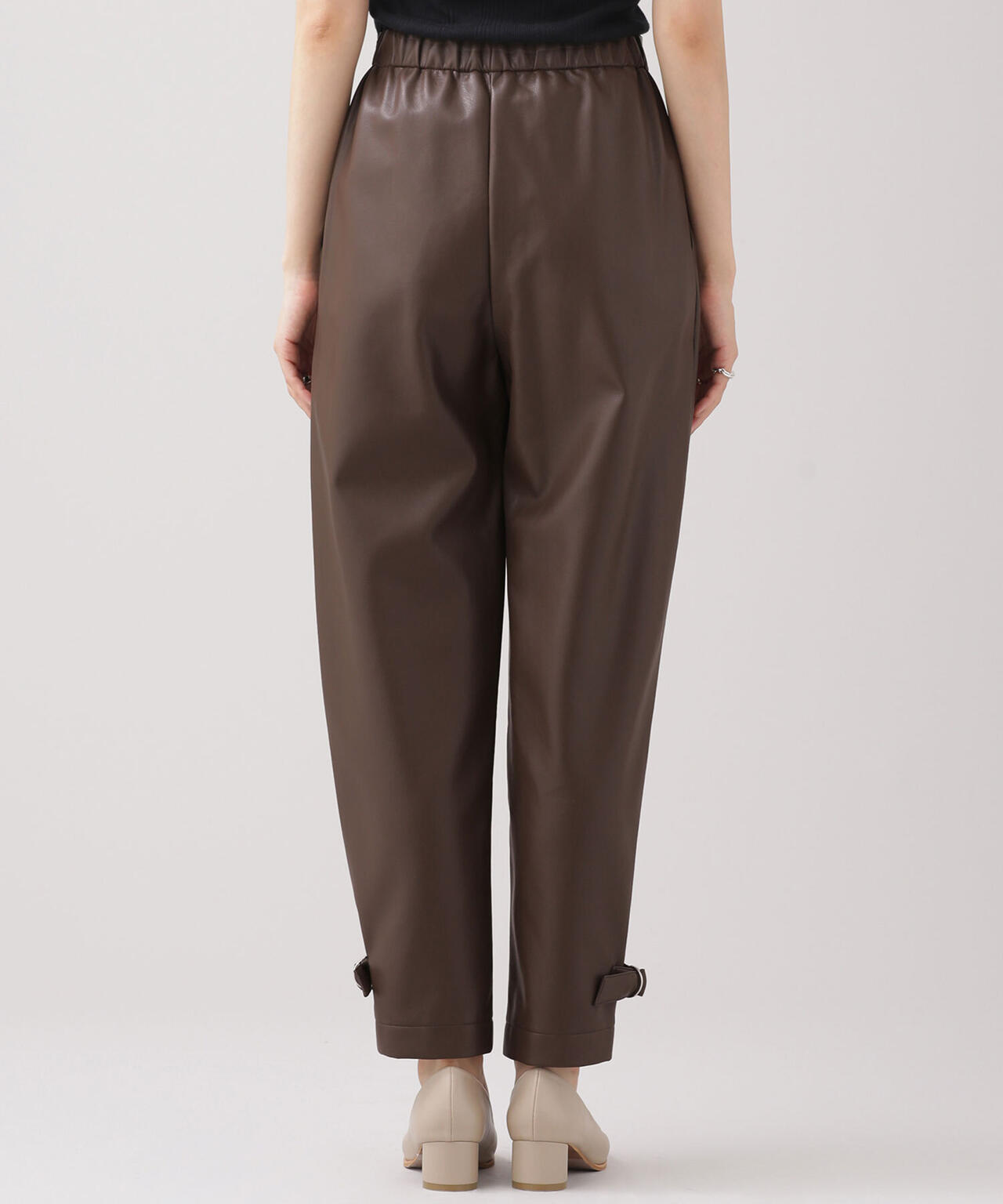 ヴィーガンレザー パンツ(セットアップ可) 6691227002
