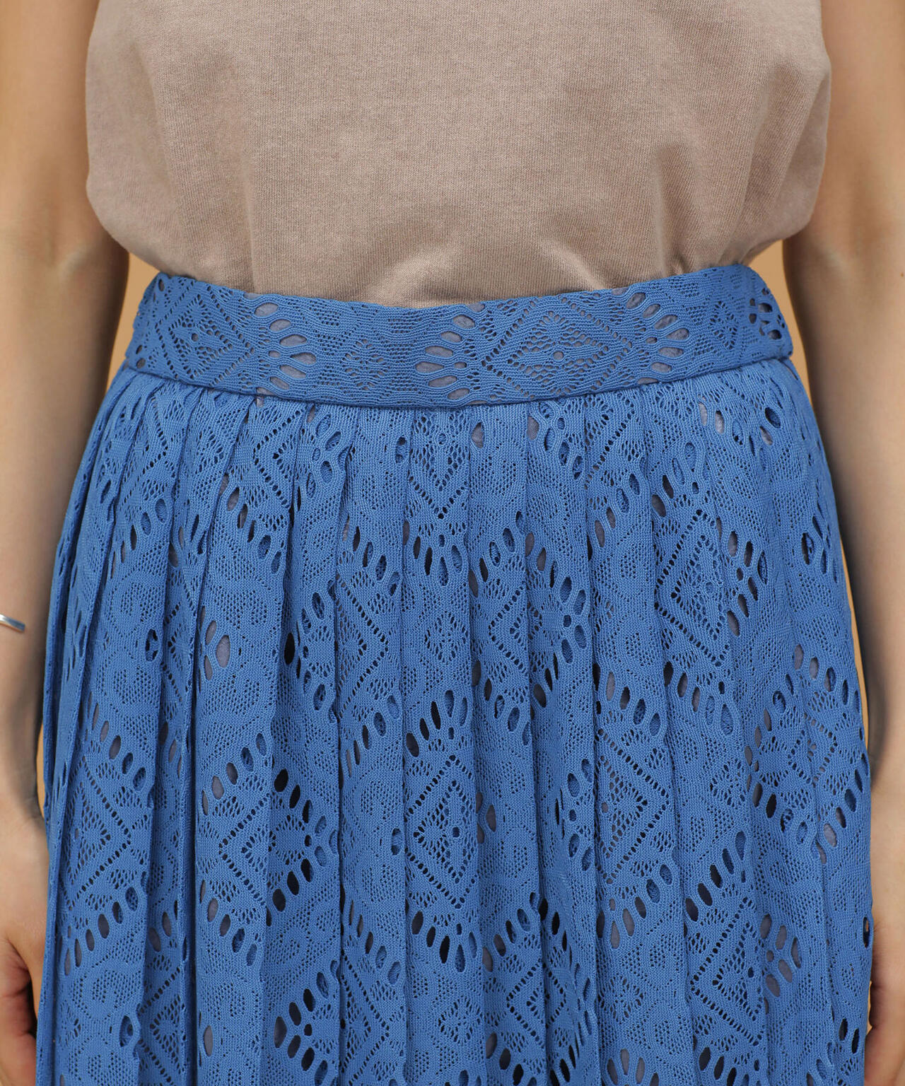 LB.03/レースプリーツスカート 6692130337