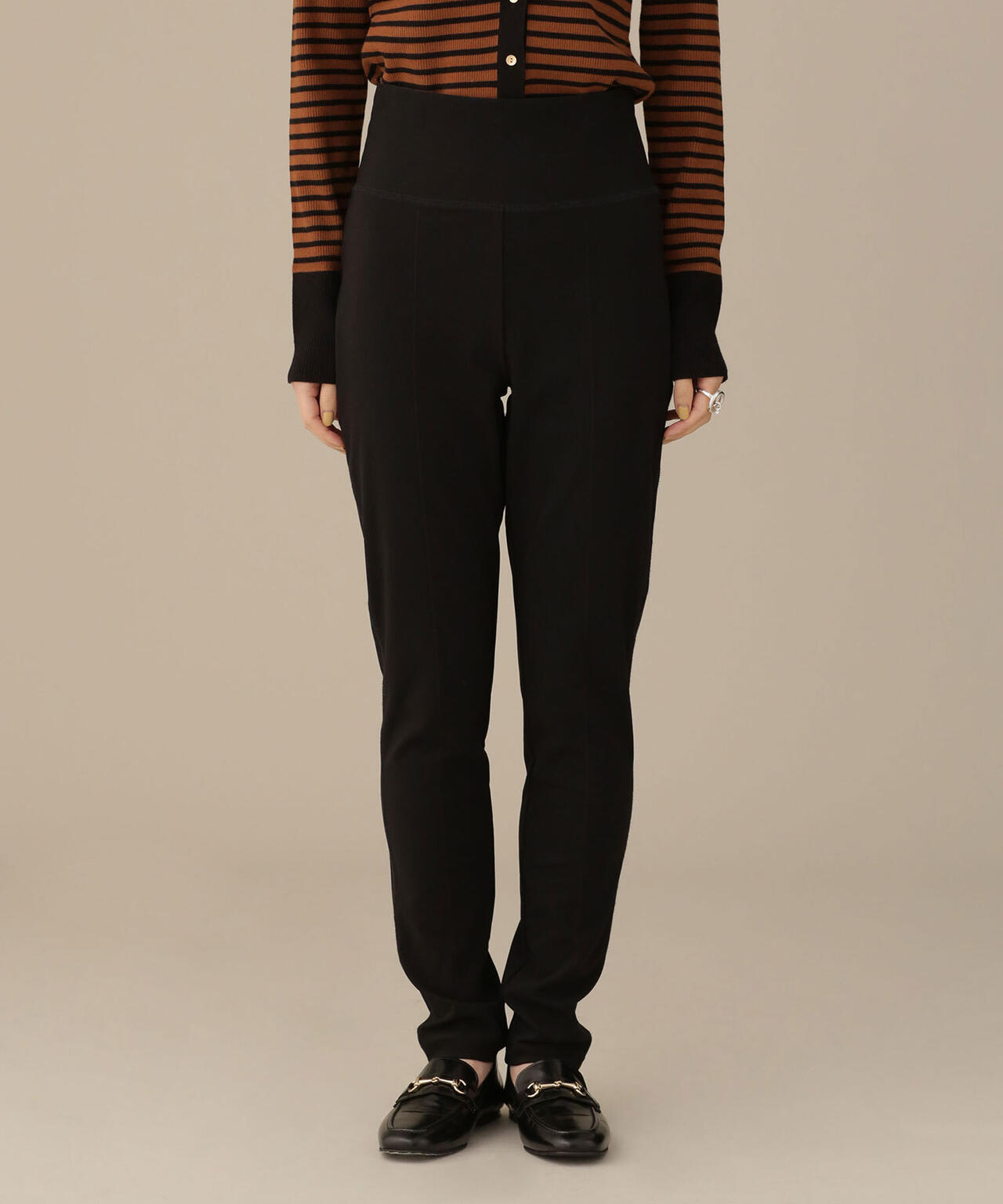 LB.03/トリコットリブセンタープレスカットパンツ 6692227322