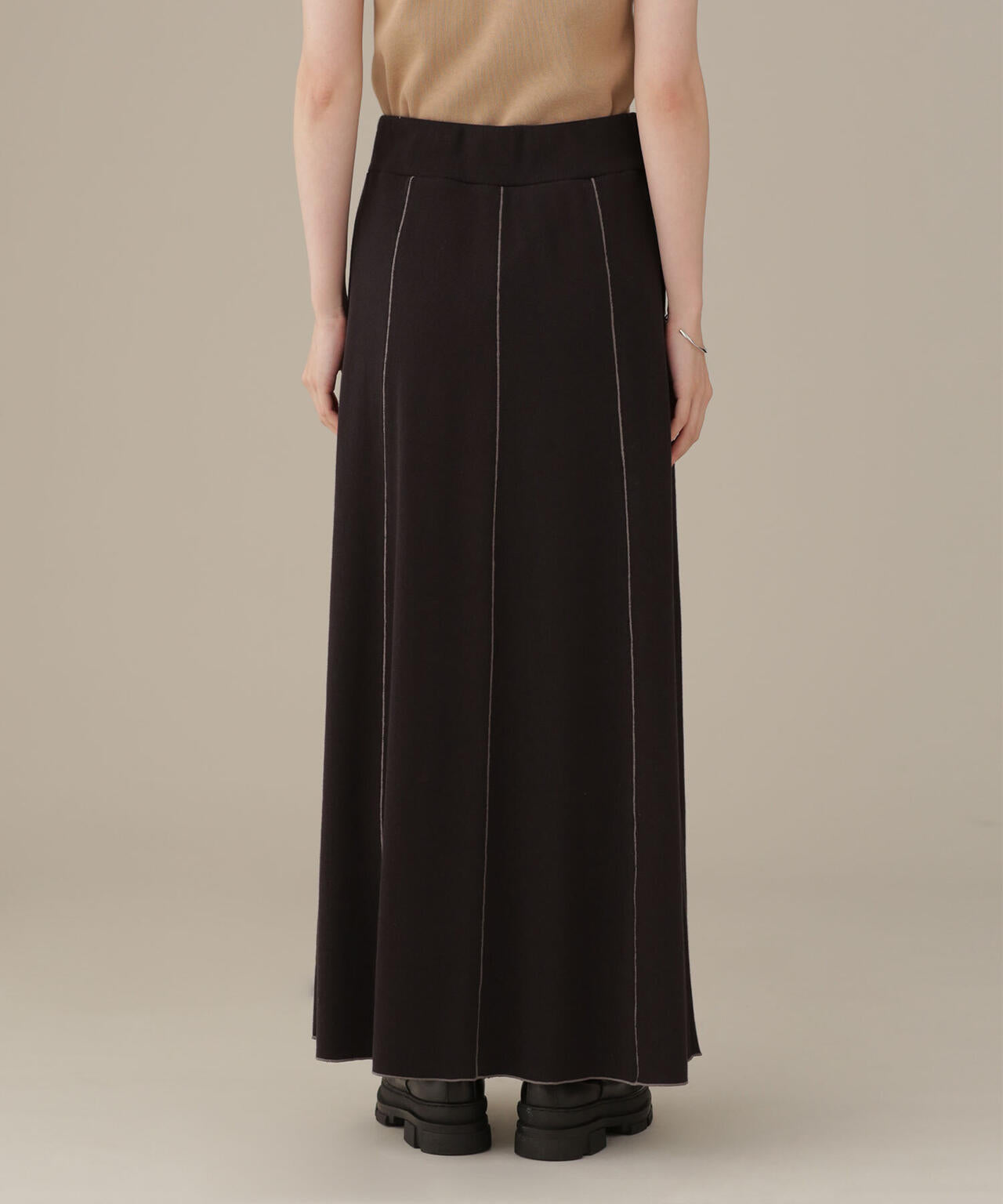 LB.03/パネルラインフライスカットフレアスカート 6692230323