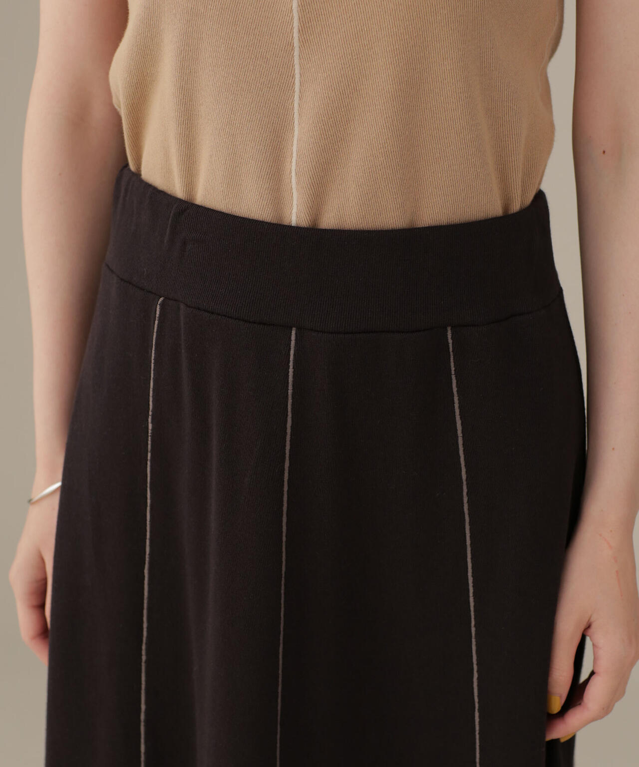 LB.03/パネルラインフライスカットフレアスカート 6692230323