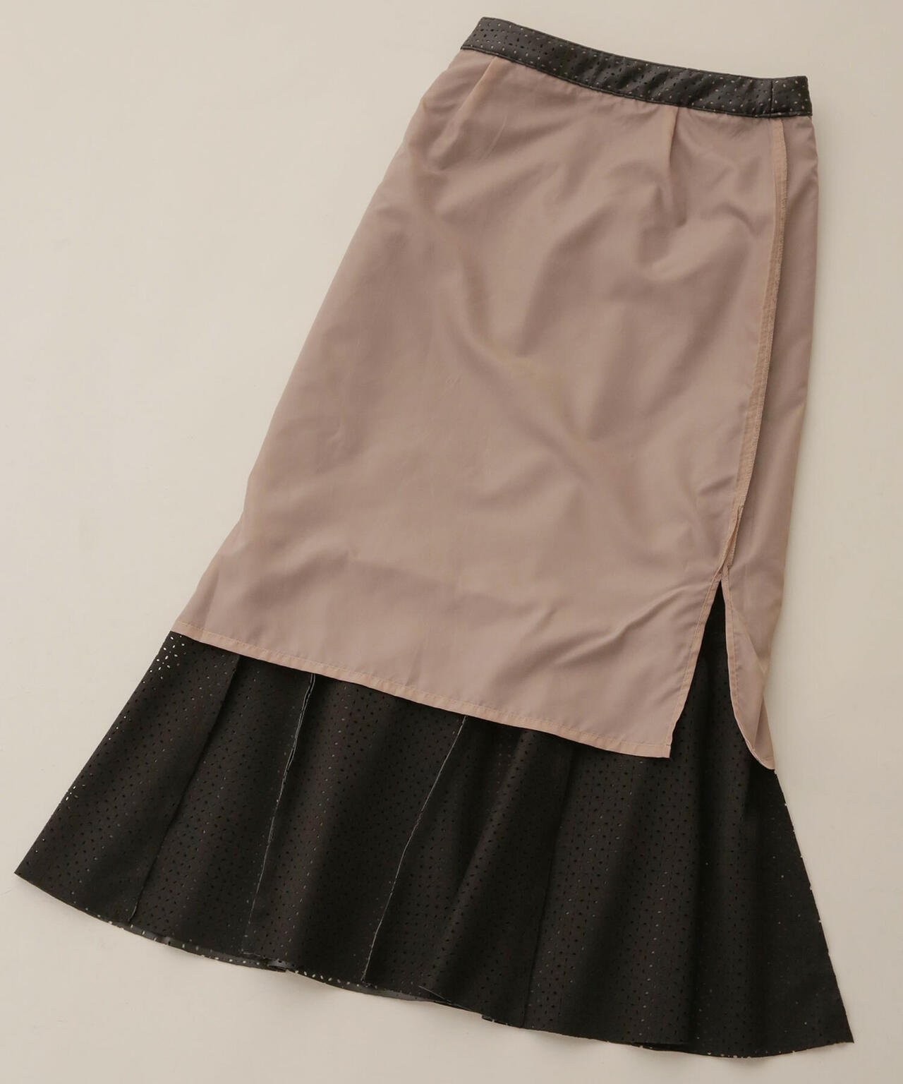LB.03/パンチングレザースカート 6692230329