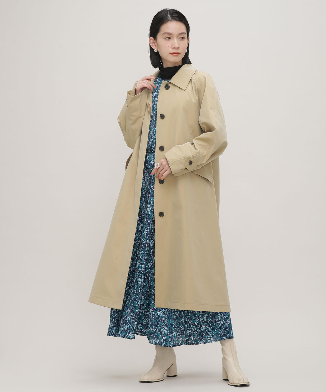 LB.03/オーバーシルエットステンカラーコート 6693111303