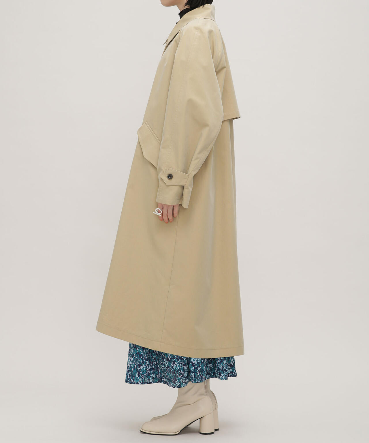 LB.03/オーバーシルエットステンカラーコート 6693111303