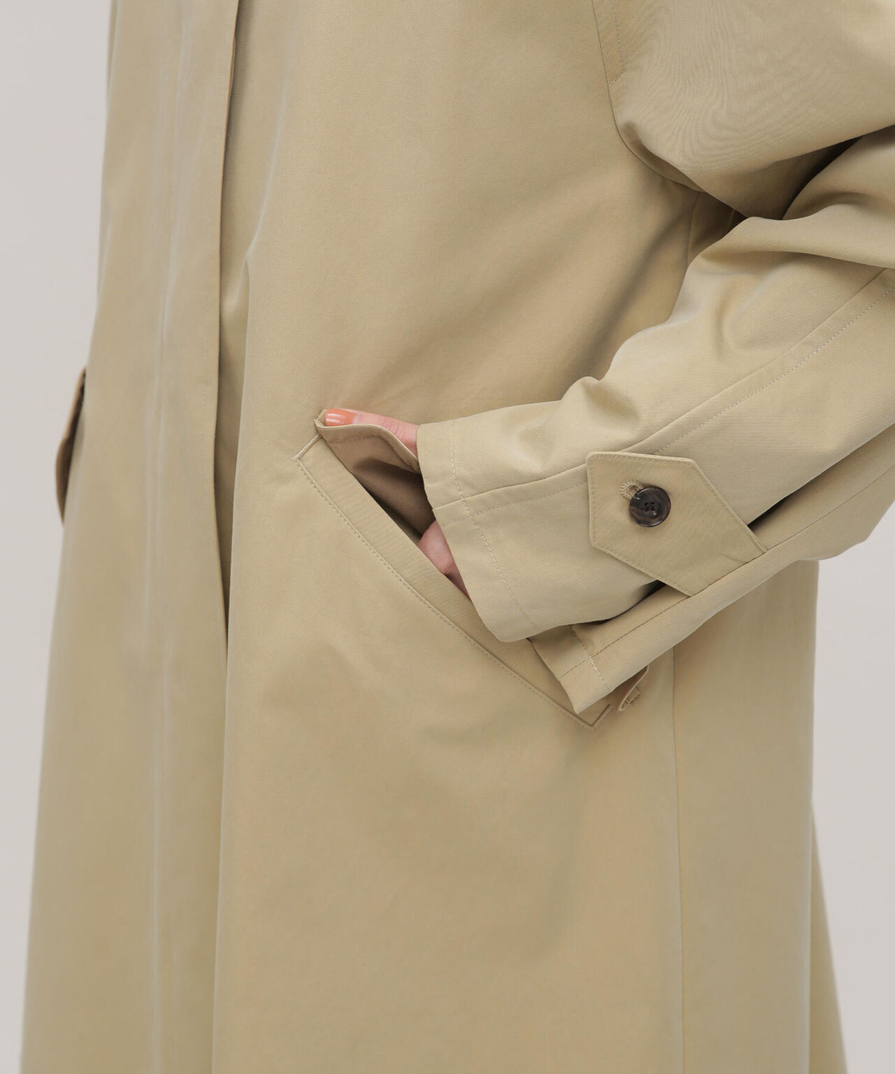 LB.03/オーバーシルエットステンカラーコート 6693111303