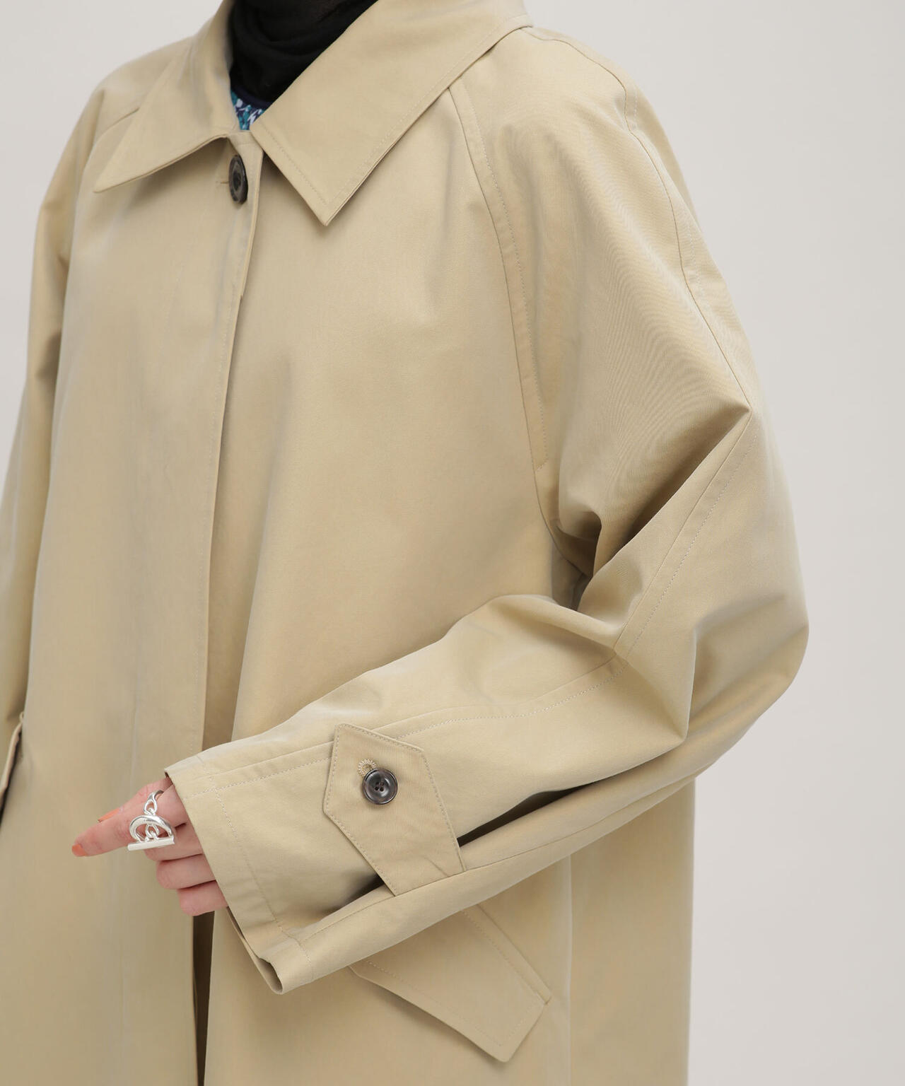 LB.03/オーバーシルエットステンカラーコート 6693111303