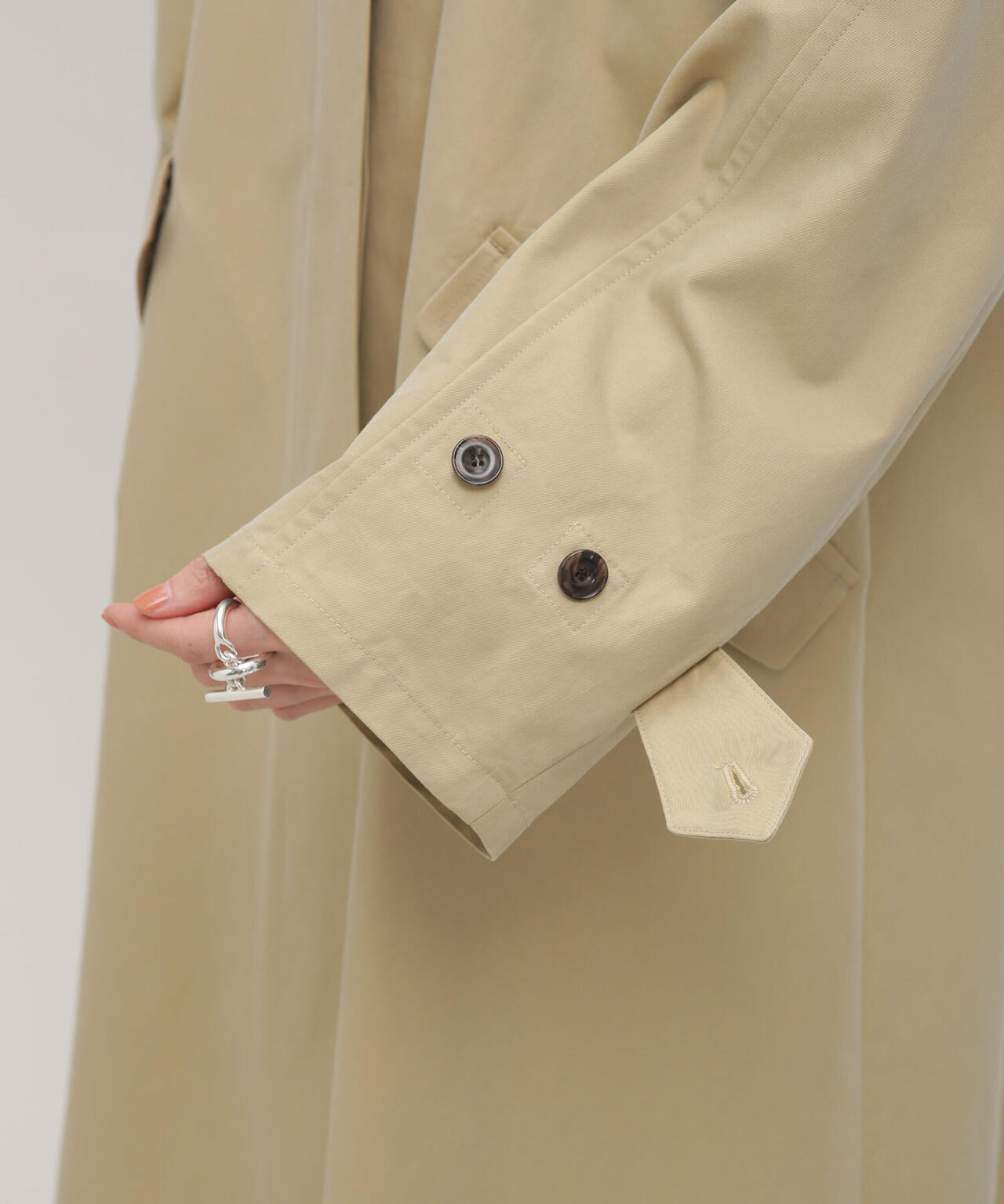 LB.03/オーバーシルエットステンカラーコート 6693111303