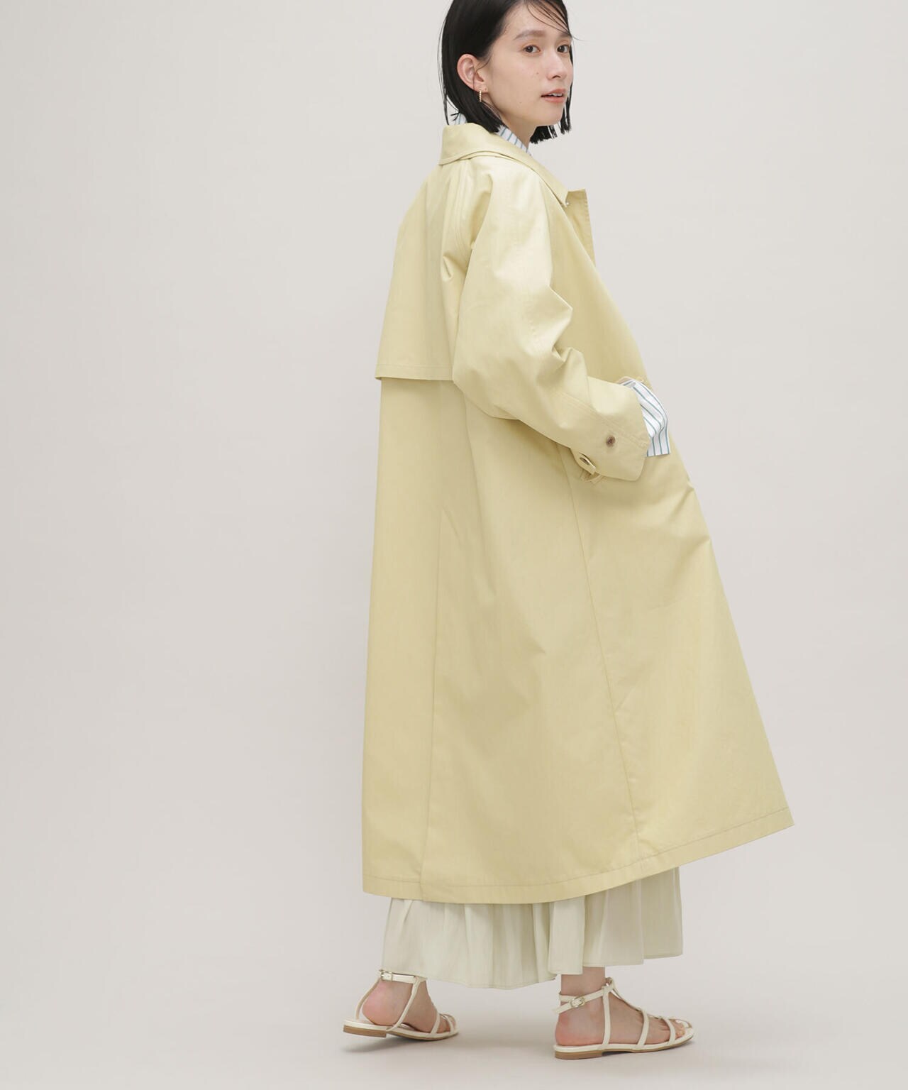 LB.03/オーバーシルエットステンカラーコート 6693111303