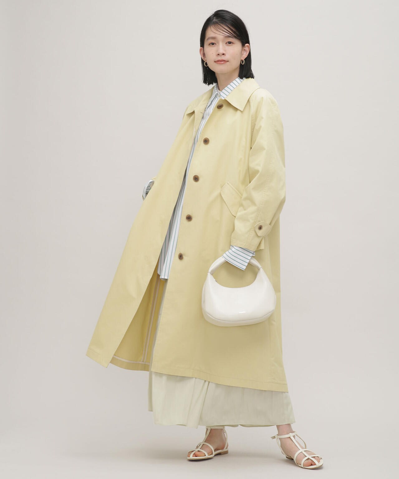 LB.03/オーバーシルエットステンカラーコート 6693111303