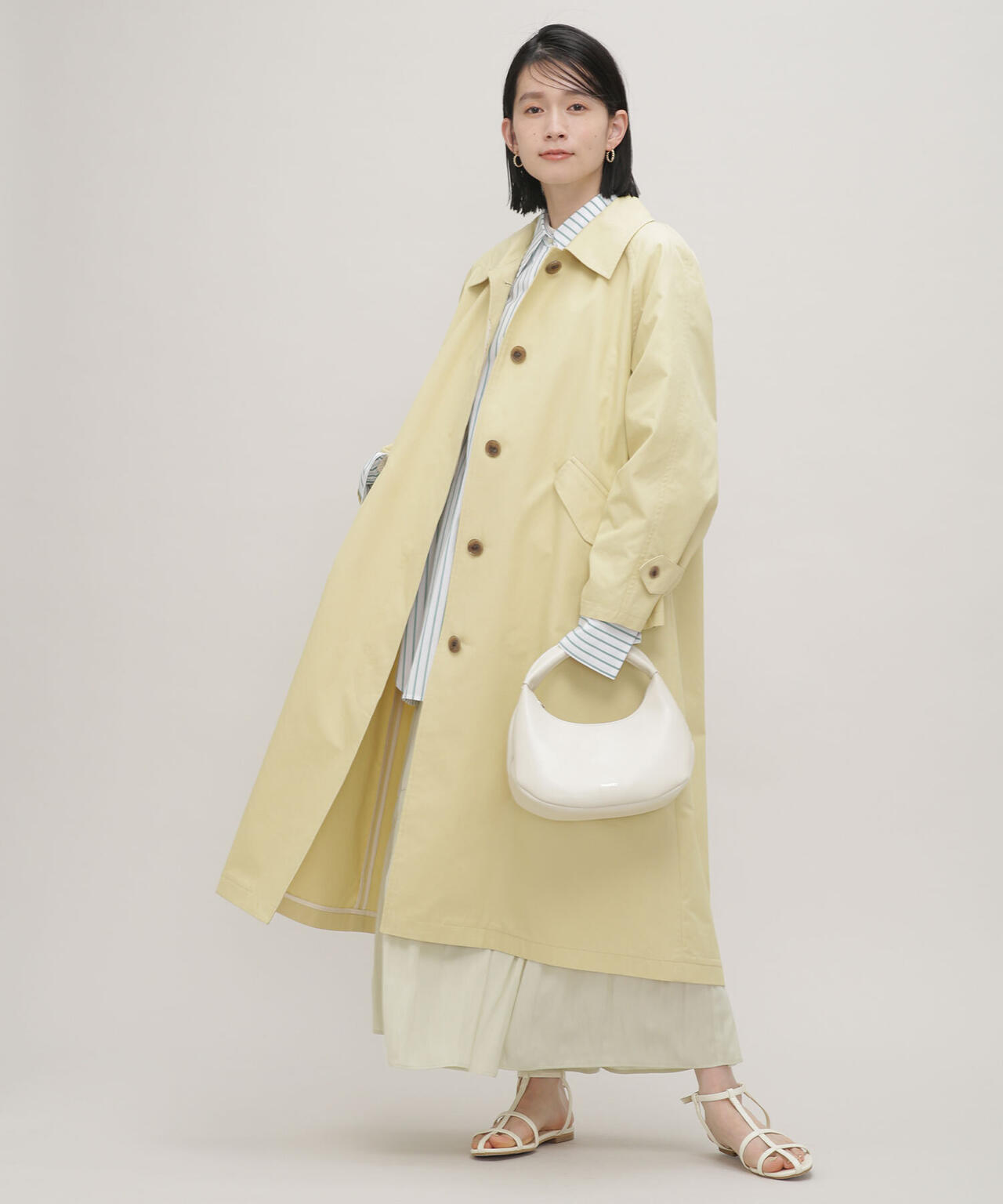 LB.03/オーバーシルエットステンカラーコート 6693111303