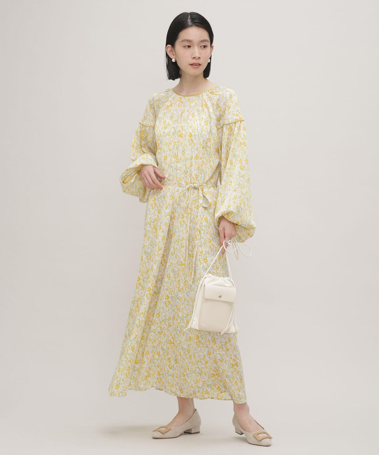 LB.03/ボタニカルプリントワンピース 6693119313