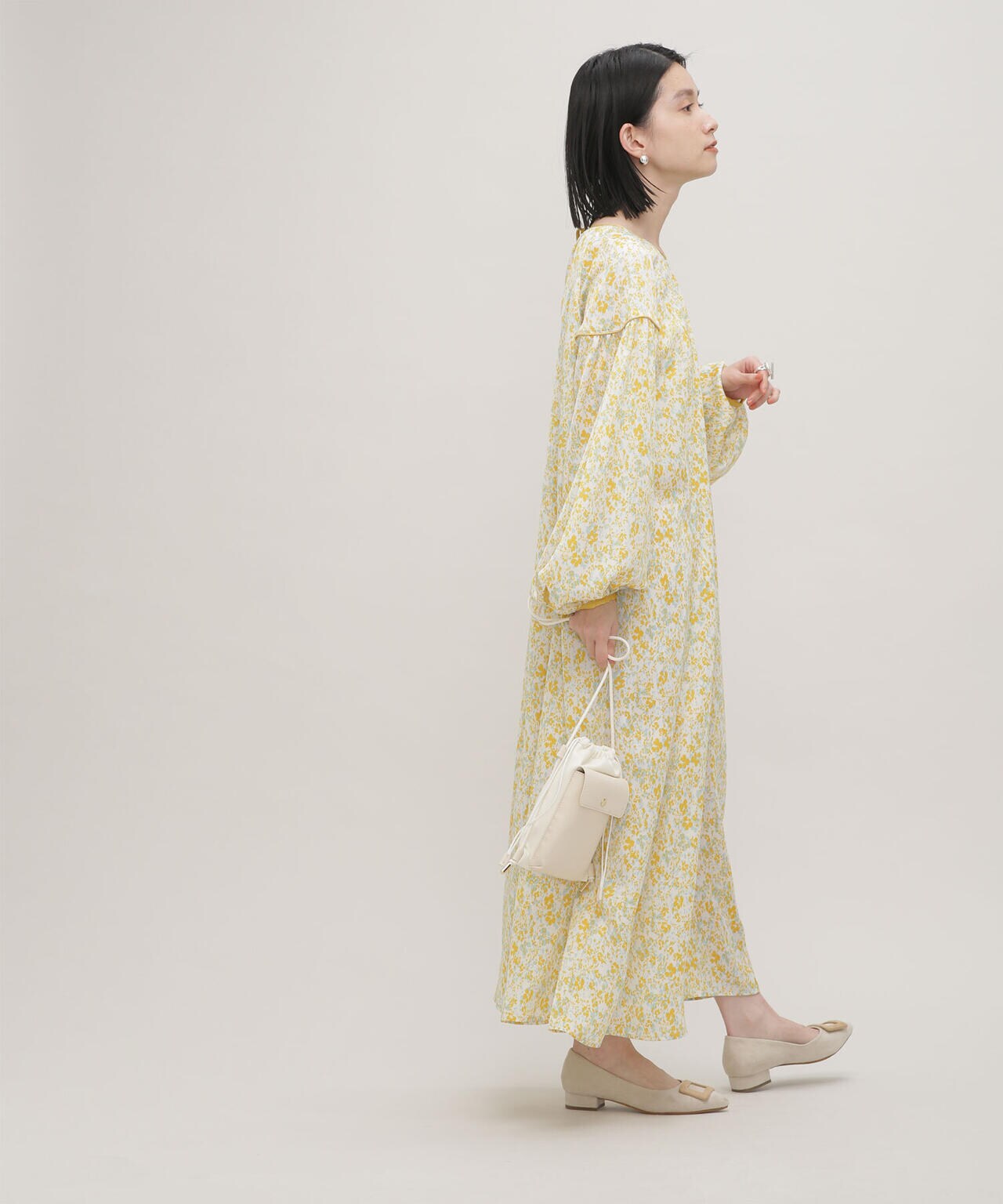 LB.03/ボタニカルプリントワンピース 6693119313