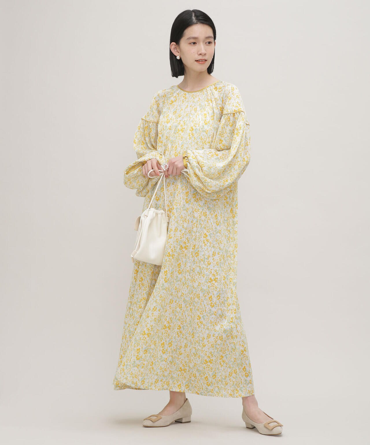 LB.03/ボタニカルプリントワンピース 6693119313