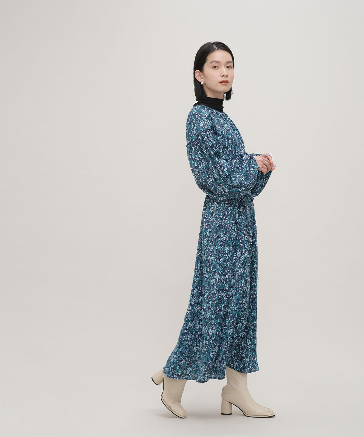 LB.03/ボタニカルプリントワンピース 6693119313