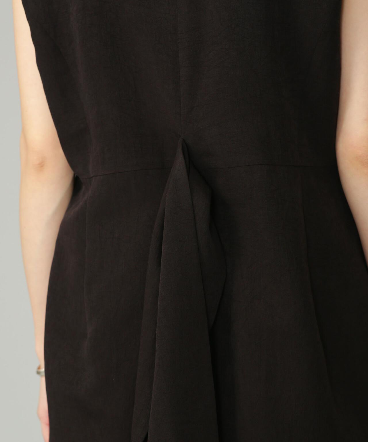 スラブワッシャー 配色トリミングミニワンピース 6693119315