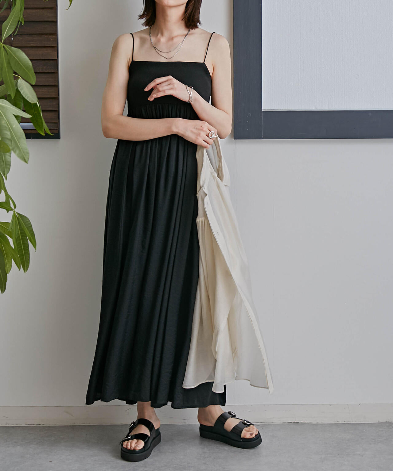 LB.03/リブドッキングキャミワンピース 6693119337