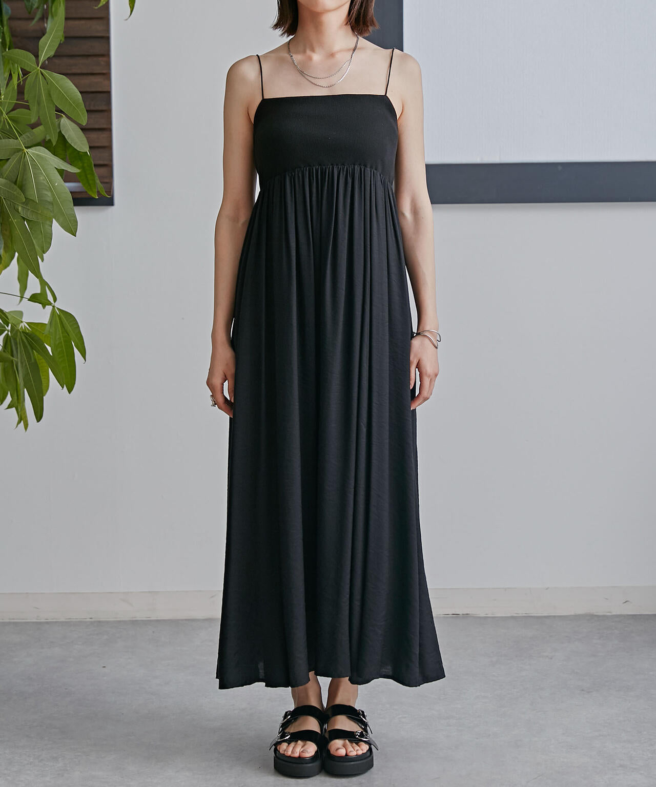 LB.03/リブドッキングキャミワンピース 6693119337