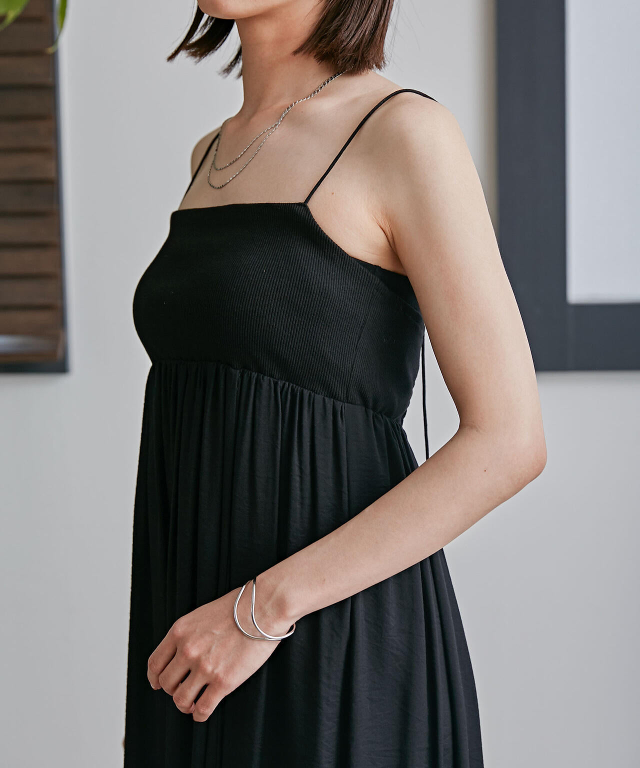 LB.03/リブドッキングキャミワンピース 6693119337