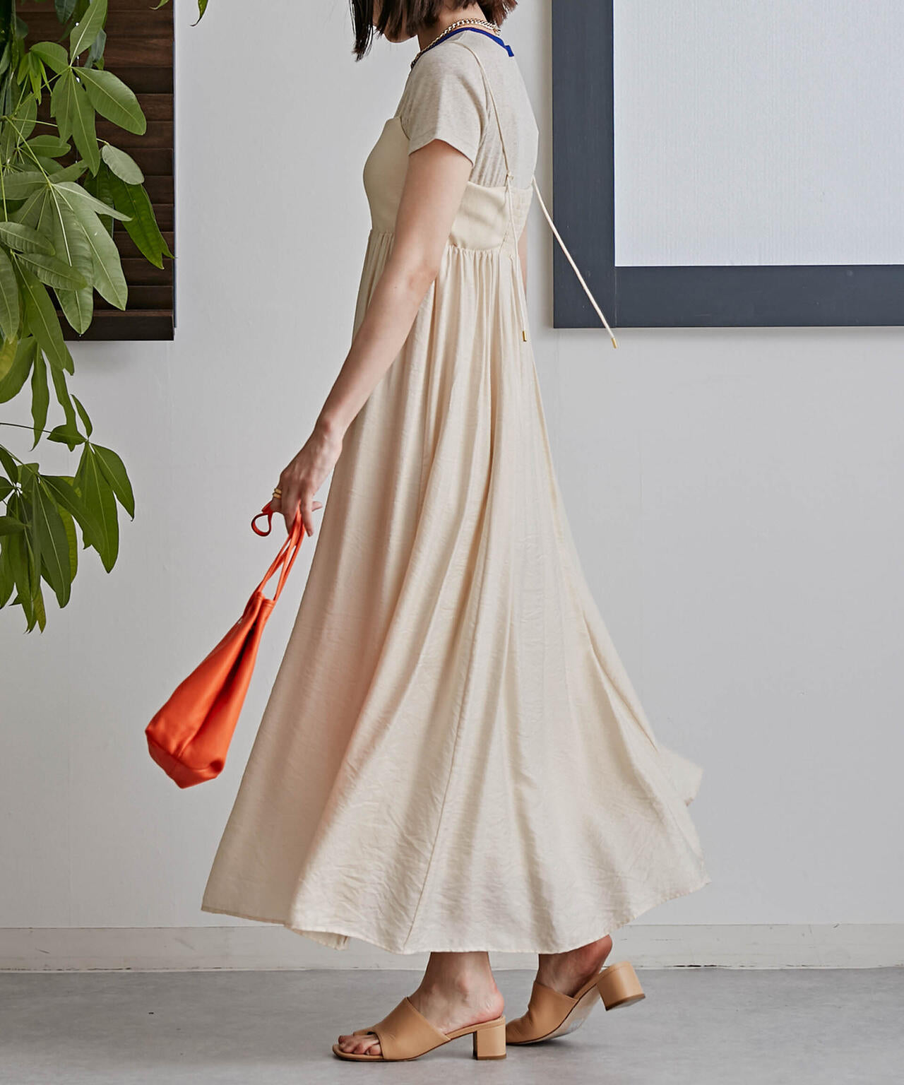 LB.03/リブドッキングキャミワンピース 6693119337