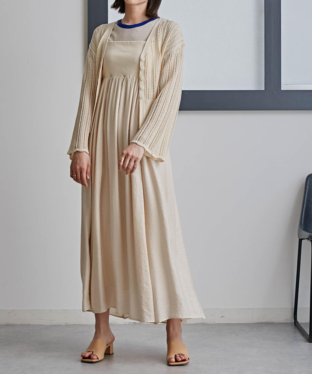 LB.03/リブドッキングキャミワンピース 6693119337