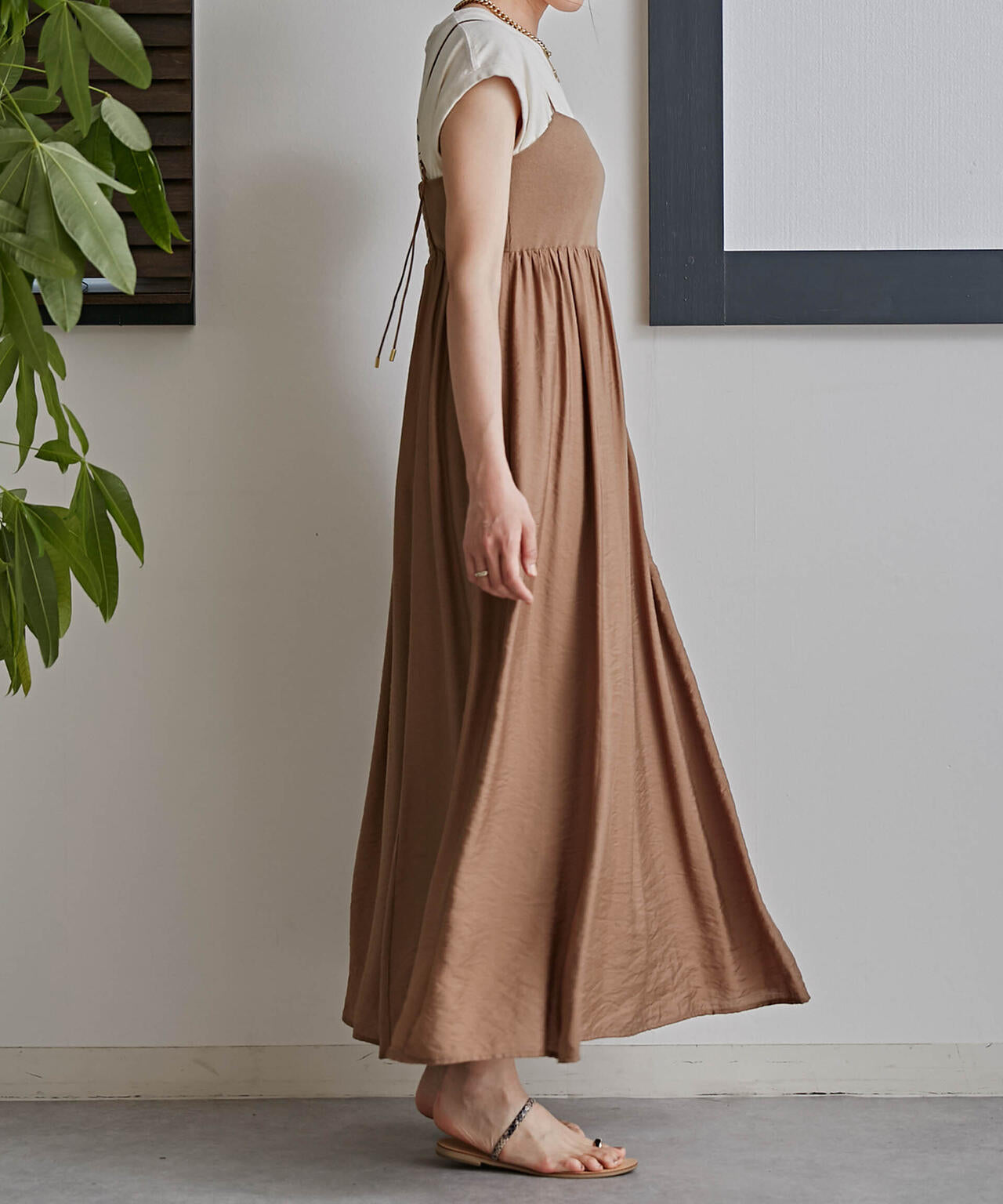 LB.03/リブドッキングキャミワンピース 6693119337