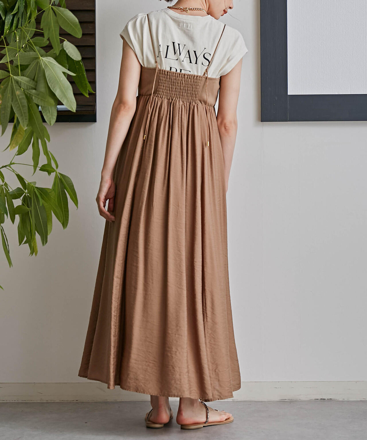 LB.03/リブドッキングキャミワンピース 6693119337