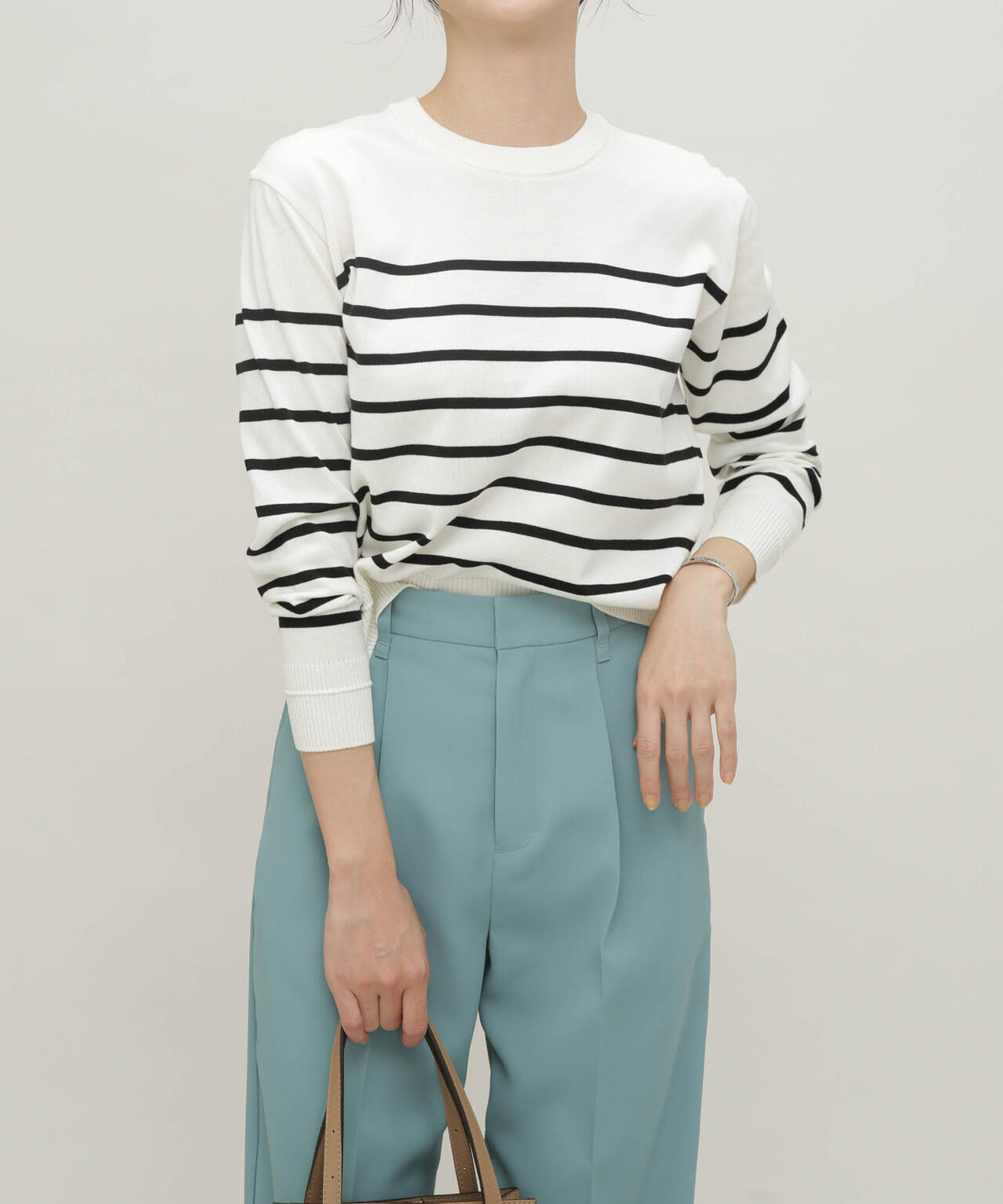 LB.03/思いきり洗えるニット コンパクトプルオーバー 6693122302