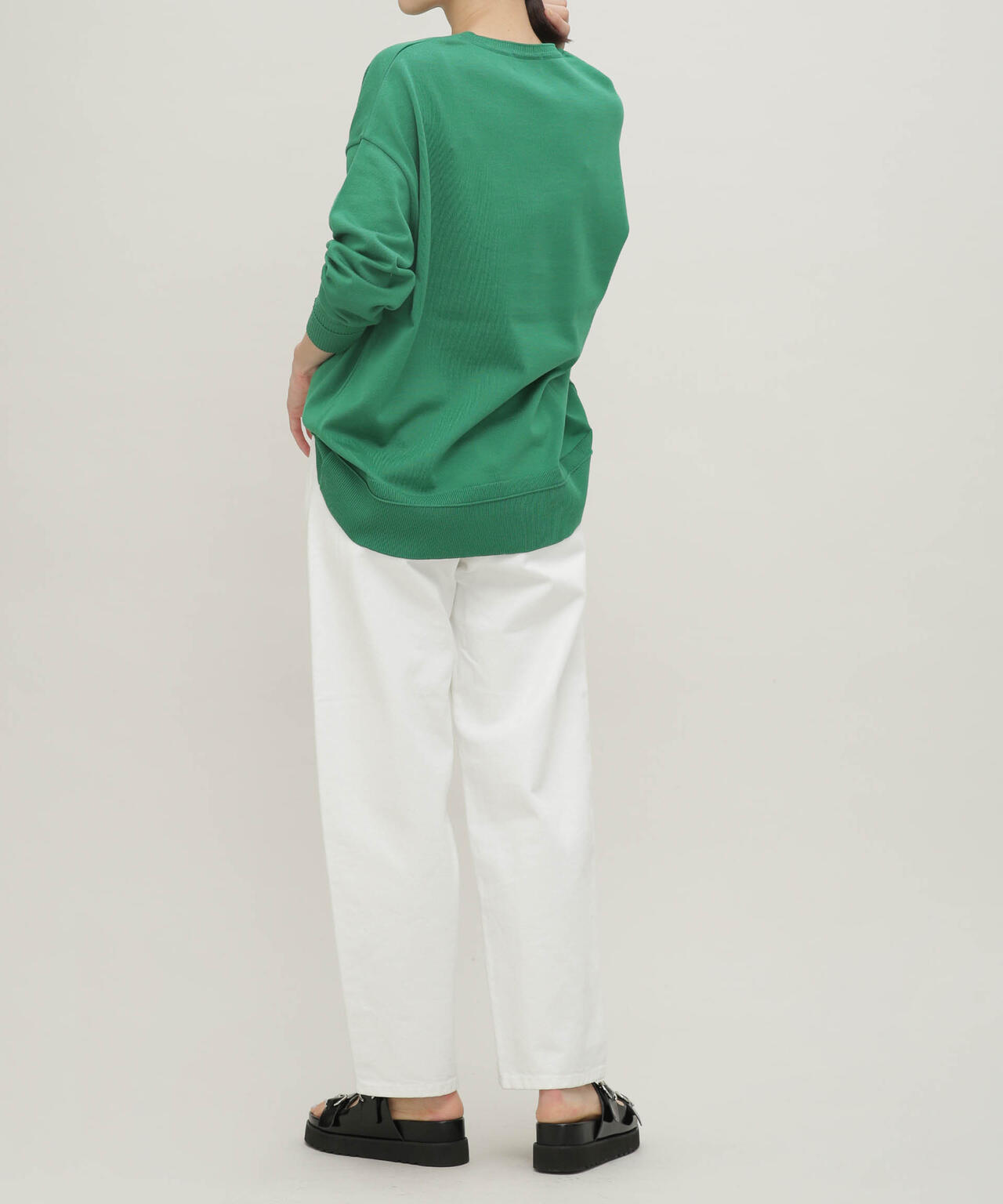 LB.03/思いきり洗えるニット スキッパーボーダープルオーバー 6693122304